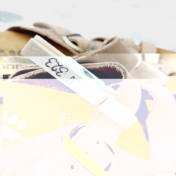 Spring Step Women's Tan Leather Adjustable Strap With Buckle Cork Sandals V323 - Picture 7 of 7